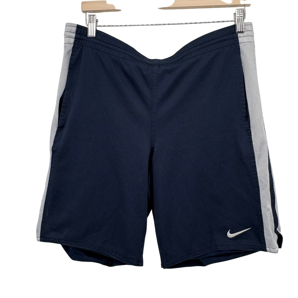 Nike Basketball Shorts Navy Blue Men's Size Small Polyester Athletic Gym‎